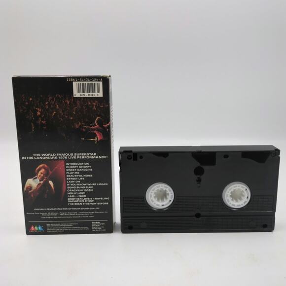 Neil Diamond LOVE AT THE GREEK VHS 1976 Concert Remastered 1992 Music Video - Picture 2 of 3